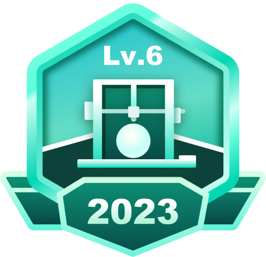 创想云打印勋章