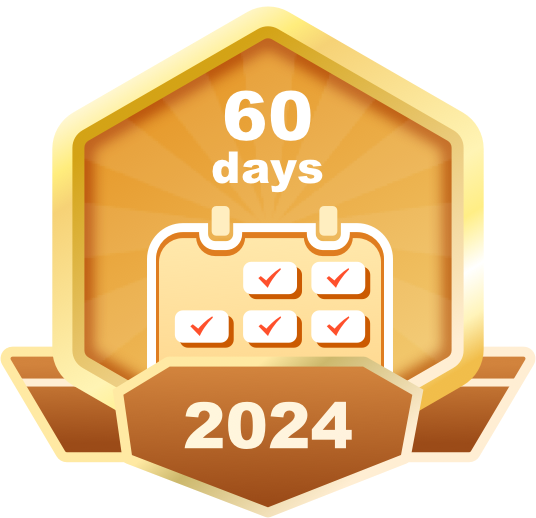 连续签到60天勋章