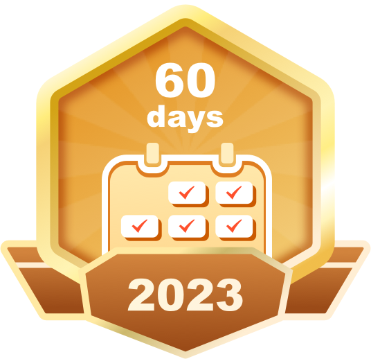 连续签到60天勋章