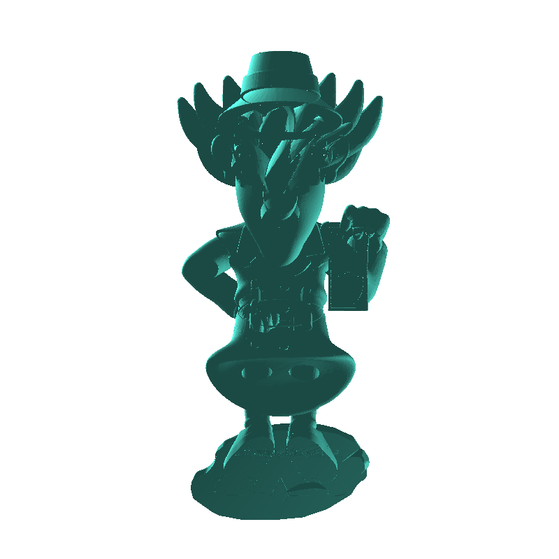 3DXM – Inspector Gadget Chibi - Q版神探加杰特