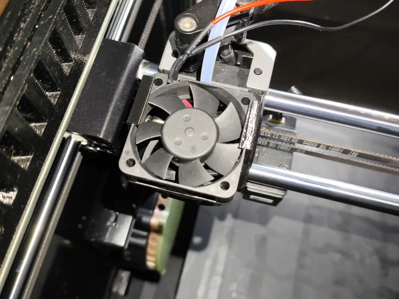 Creality K1 max 挤出机电机 4010 风扇支架