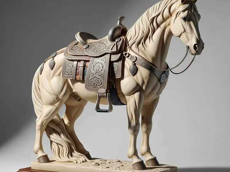 Cavalo selado
