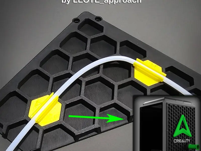 PTFE Tube Clips for LEOTE_approach's K1 series Side Panels