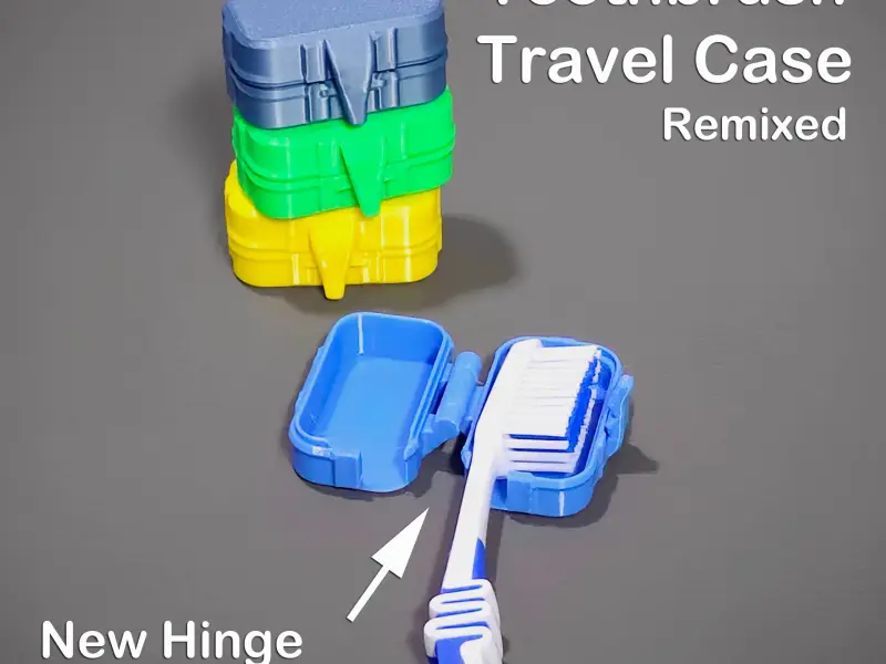 Toothbrush Travel Case - PrintInPlace