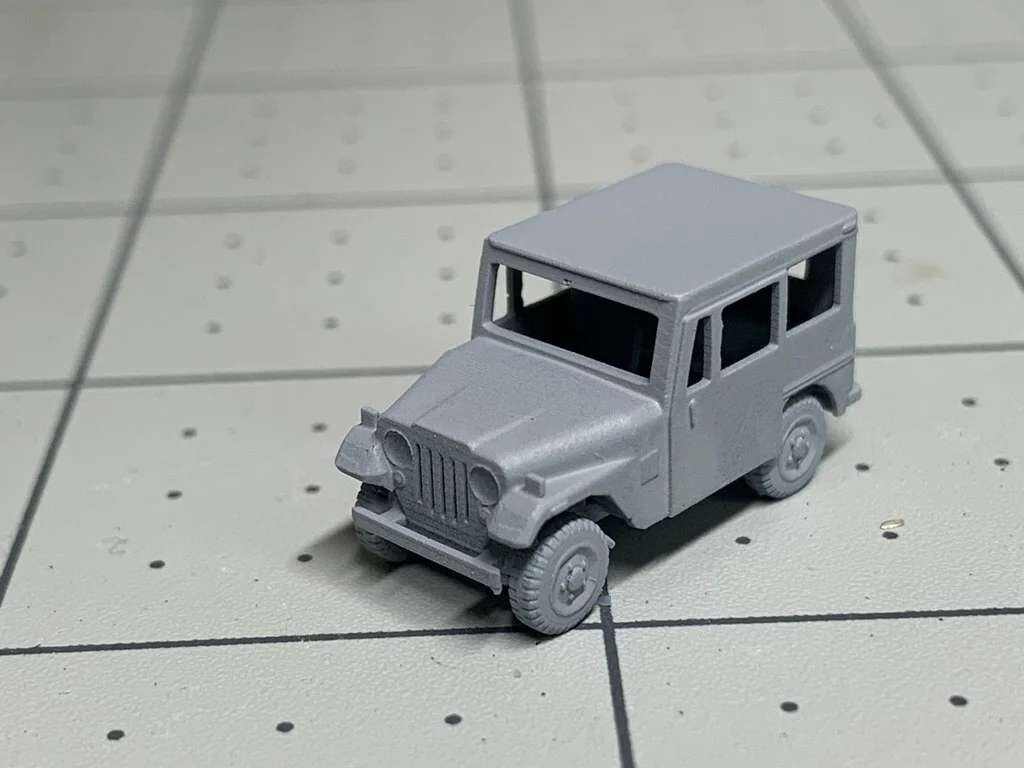 Jeep DJ-5 Postal Truck - N Scale | 3D模型下载 | 创想云