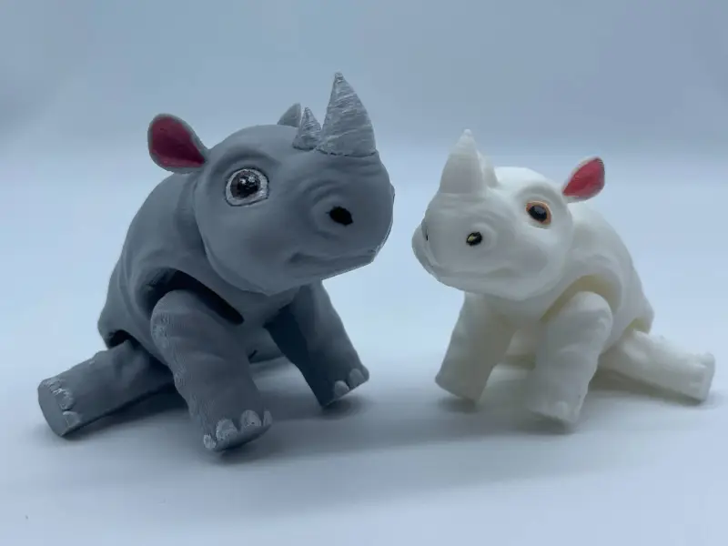 Little Rhino – Articulated Figurine