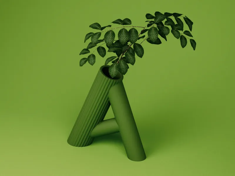 The Alpha Vase - Modern Letter 'A' Planter