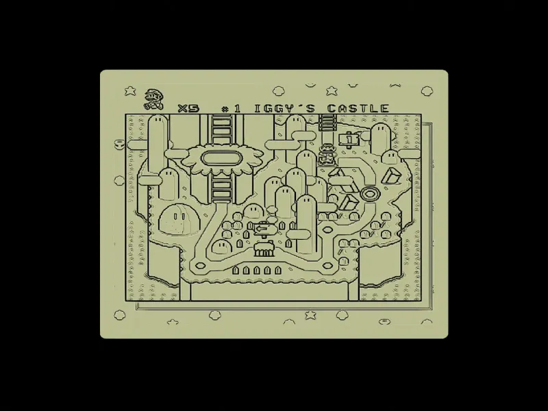 Super Mario bros map