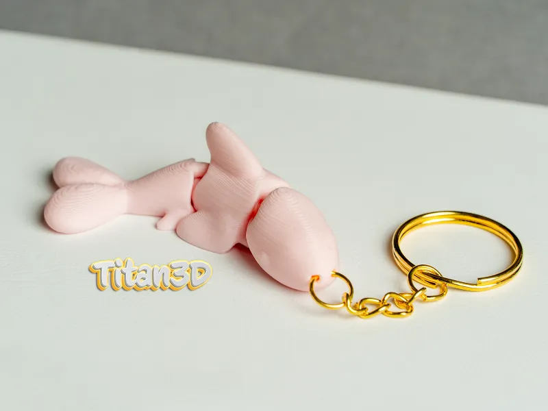 Flexi Whale With Heart Tail, Cute Valentine Print