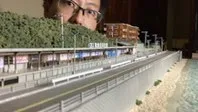 n比例火车模型沙盘场景制作