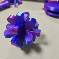 鲁班锁：梅花锁（已打印拼装无问题，拼装难度：初级）-2