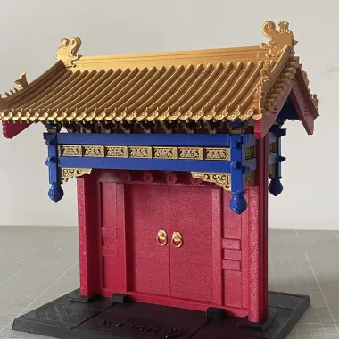 故宫垂花门模型2.0（原创，开源）-1