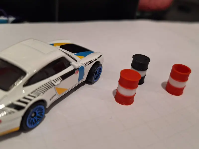 Oil Barrel 1/64 ScaleHotWheels