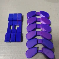 鲁班锁：梅花锁（已打印拼装无问题，拼装难度：初级）-1