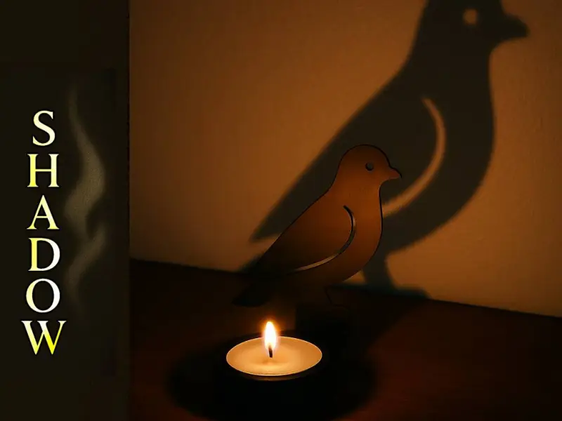 Shadow Art - Pigeon