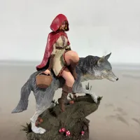 小红帽Red Riding Hood大灰狼格林童话sharkmodle-2