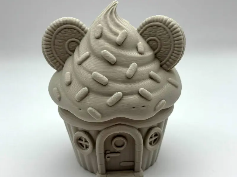 Oreo Cupcake Fairy House