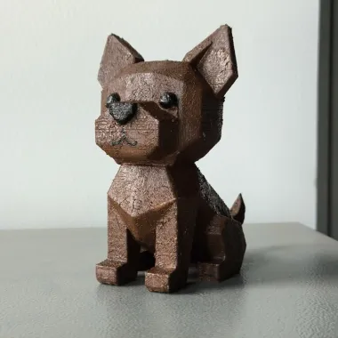 可爱小狗-高颜值简单几何创意模型摆件系列-1