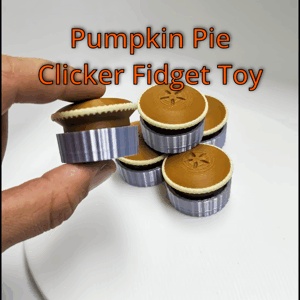 Pumpkin Pie Clicker Fidget Toy