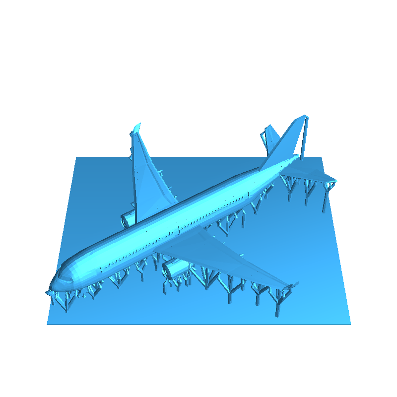 AirplaneReadyforPrintingSTL