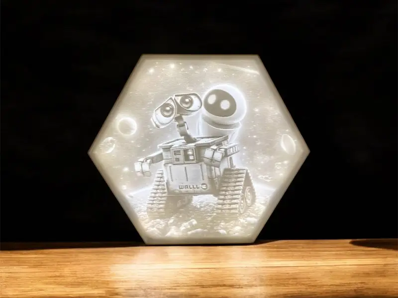 Hexagon Lamp LED RGB - Wall-E 001