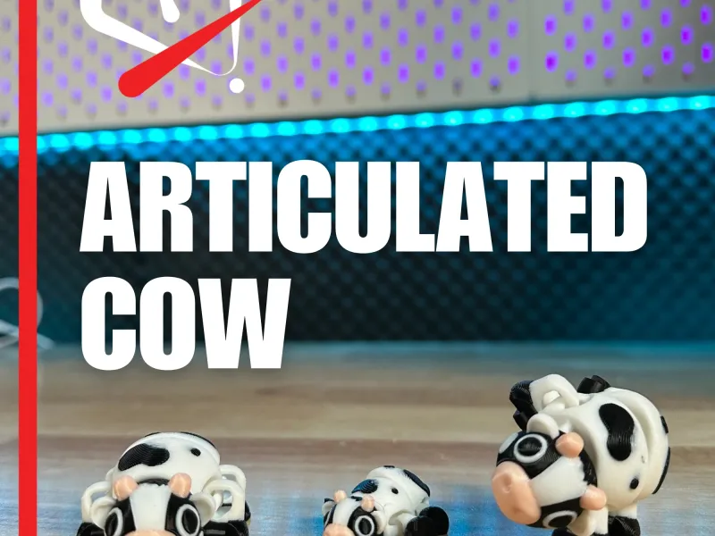 Articulated Cow – A Moo-ving Print!