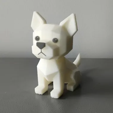 可爱小狗-高颜值简单几何创意模型摆件系列-1