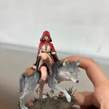 小红帽Red Riding Hood大灰狼格林童话sharkmodle-0