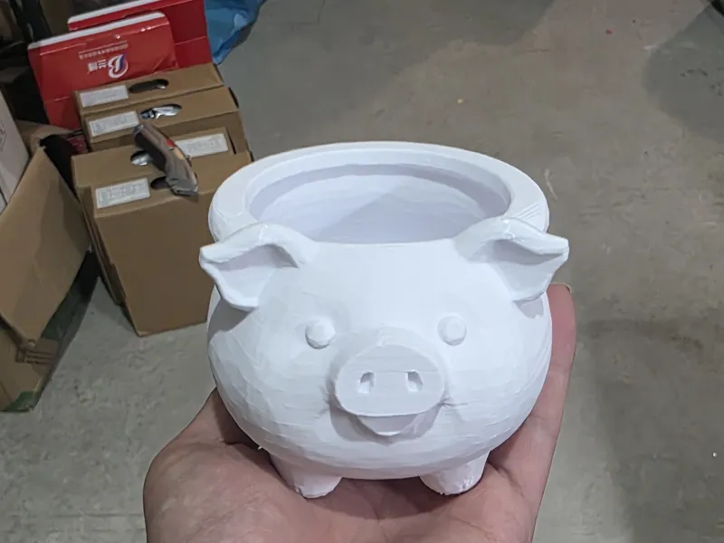 可爱小猪花盆