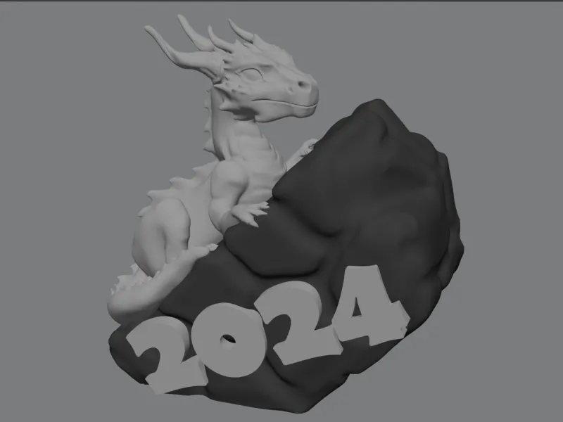 Statuette Dragon 2024