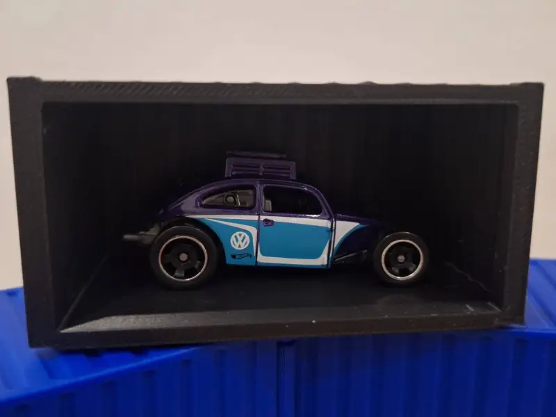 Shipping Container HotWheels one side open