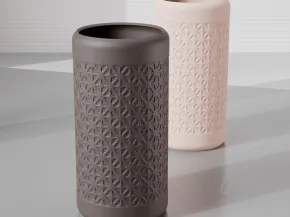 VASE 0037 C - BOHEMIAN TUBE VASE C