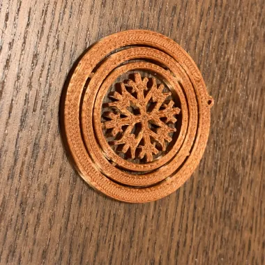 雪花陀螺儀 三軸平衡環架 snowflake gimbal gyroscope-1