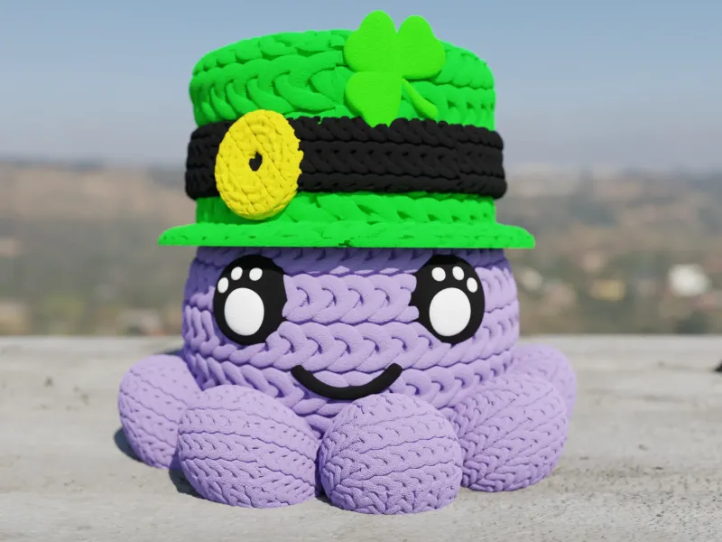 knitted patrick Octopus (cute)