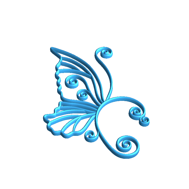 Butterfly_Wing_Earring_Right.3mf