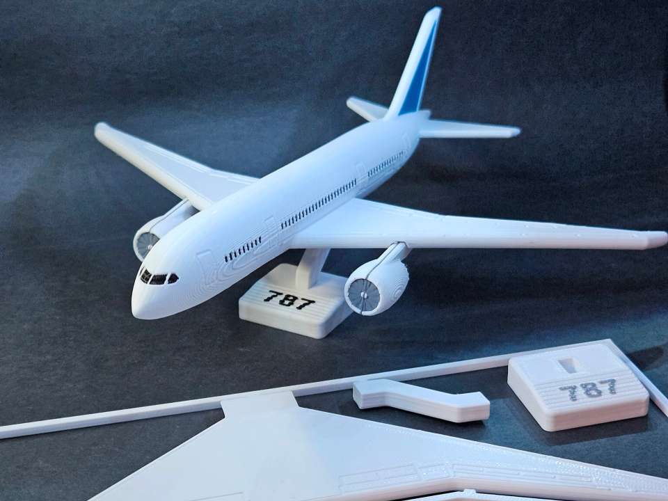 播音787 飞机模型