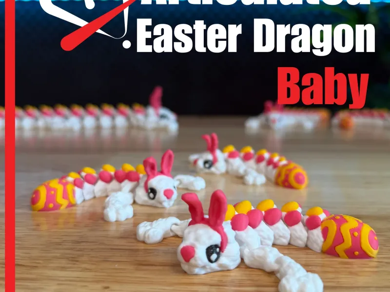 Articulated Easter Dragon- Baby