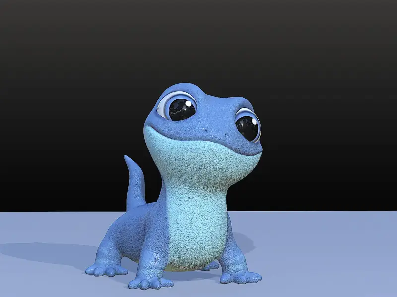Cute lizard Frozen 2 | Bruni