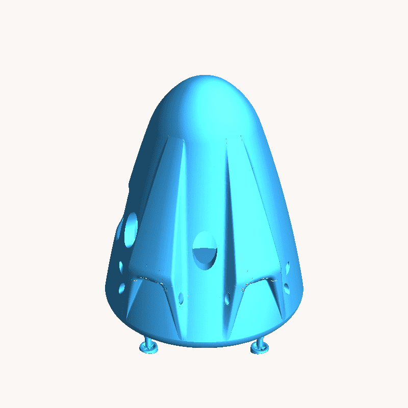 Space X 龙飞船迷你版