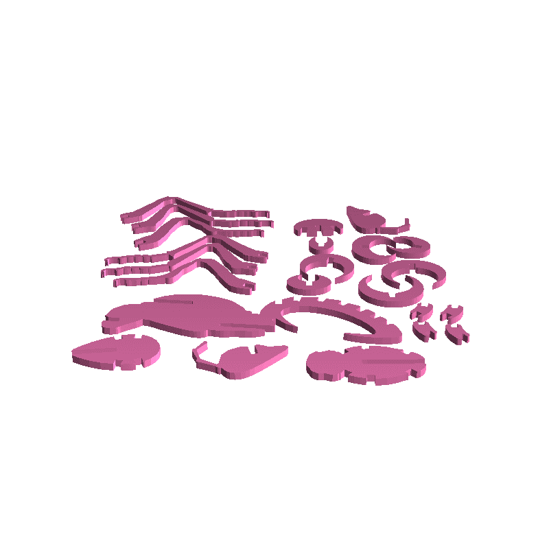 立体蜜蜂拼图