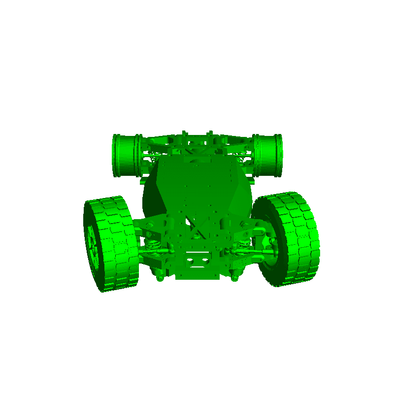 3D可以打印的RC模型车