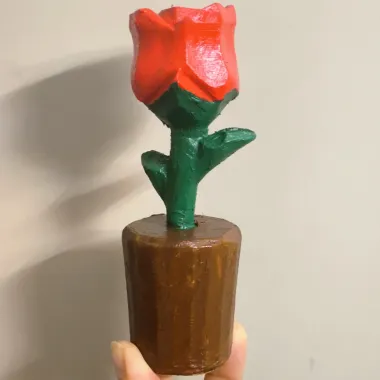 送你一盆小花花可爱摆件-0