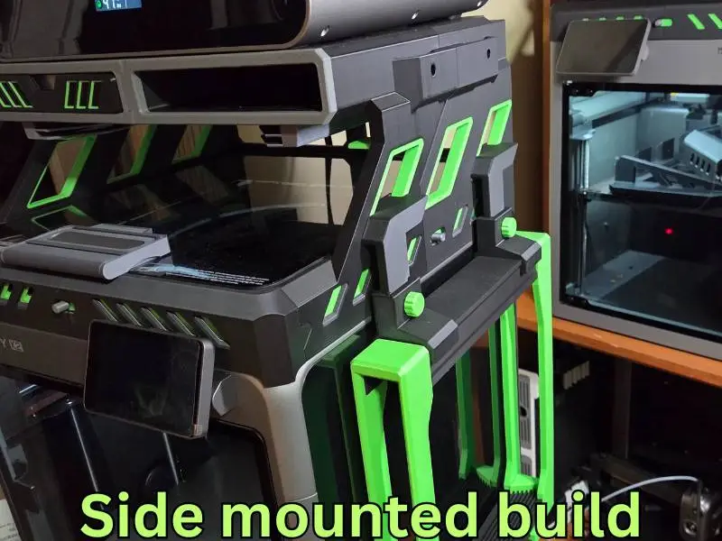 K1 Max K2 Pro Side mount Build plate holder for D3P riser