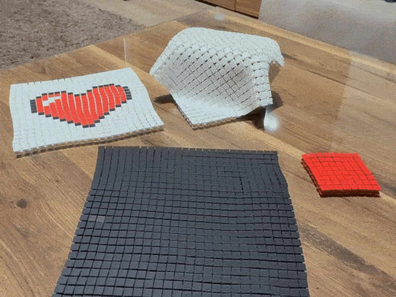 PIXEL ART CHAINMAIL - FABRIC MATS CUSTOMIZE (PRINT IN PLACE)