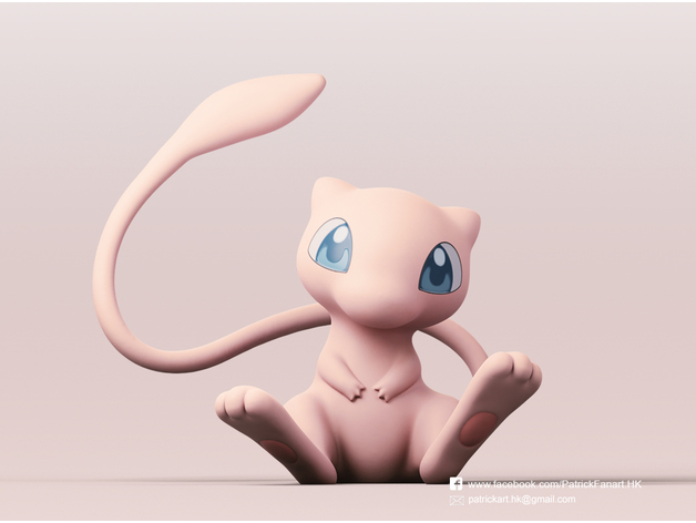 【宠物小精灵】宝可梦-梦幻 作者：Ninetales-Mew(Pokemon)
