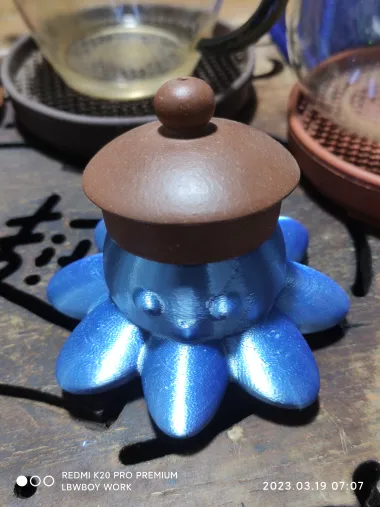 可爱小章鱼-FDM，光固化，全机型打印-0