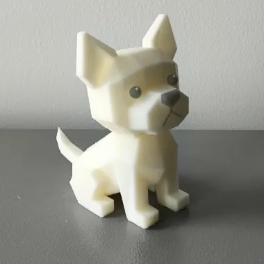 可爱小狗-高颜值简单几何创意模型摆件系列-0