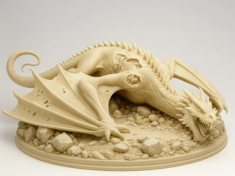 Dragão abatido / Dragon dead