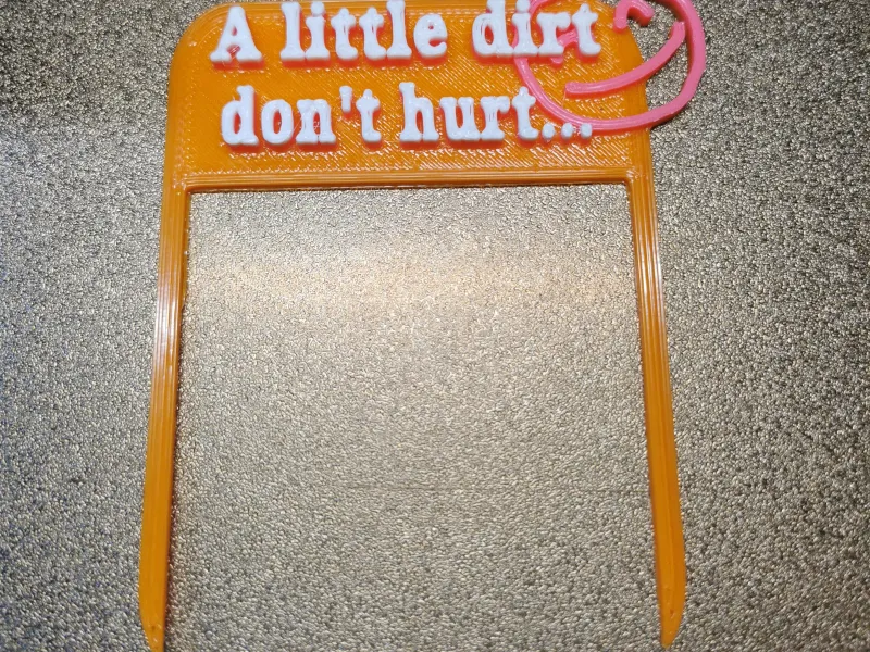 A Little Dirt Don't Hurt - Funny Plant Pot Decoration