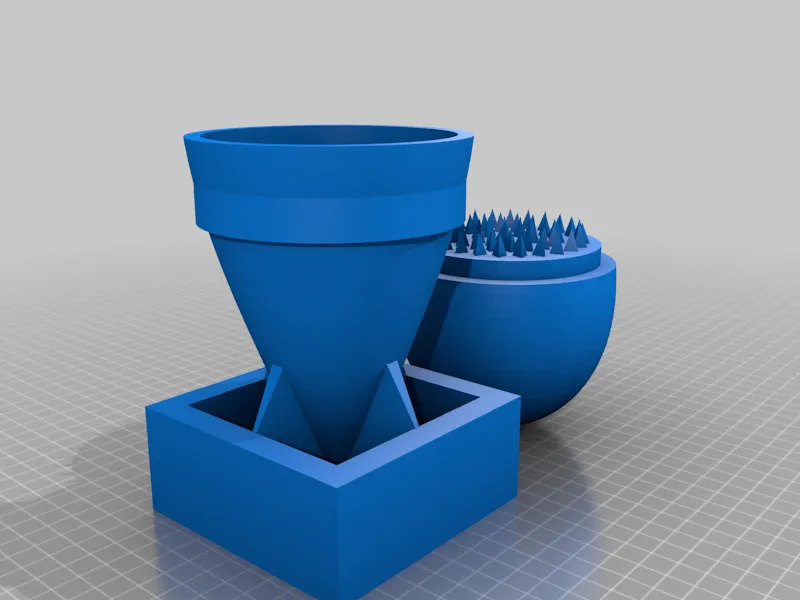 little boy grinder (atomic bomb styled) -easy print version